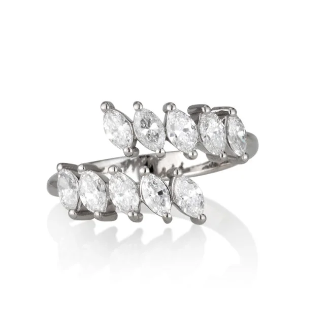 טבעת יהלום מרקיזה