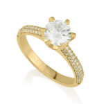 טבעת אירוסין מלכותית יהלומים