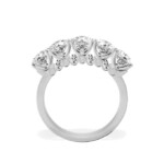 טבעת FIVE STARS בזהב לבן משובצת יהלומים