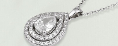 שרשרת עם יהלום מעבדה