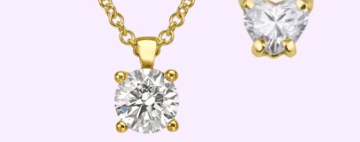 שרשראות עם יהלומי מעבדה