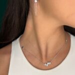 עגילים ושרשרת מקולקציית LOVE