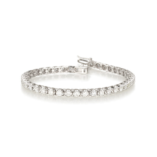 טבעת קשת יהלומים מזהב לבן