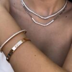 צמיד X LOVE מזהב משובץ ביהלומים