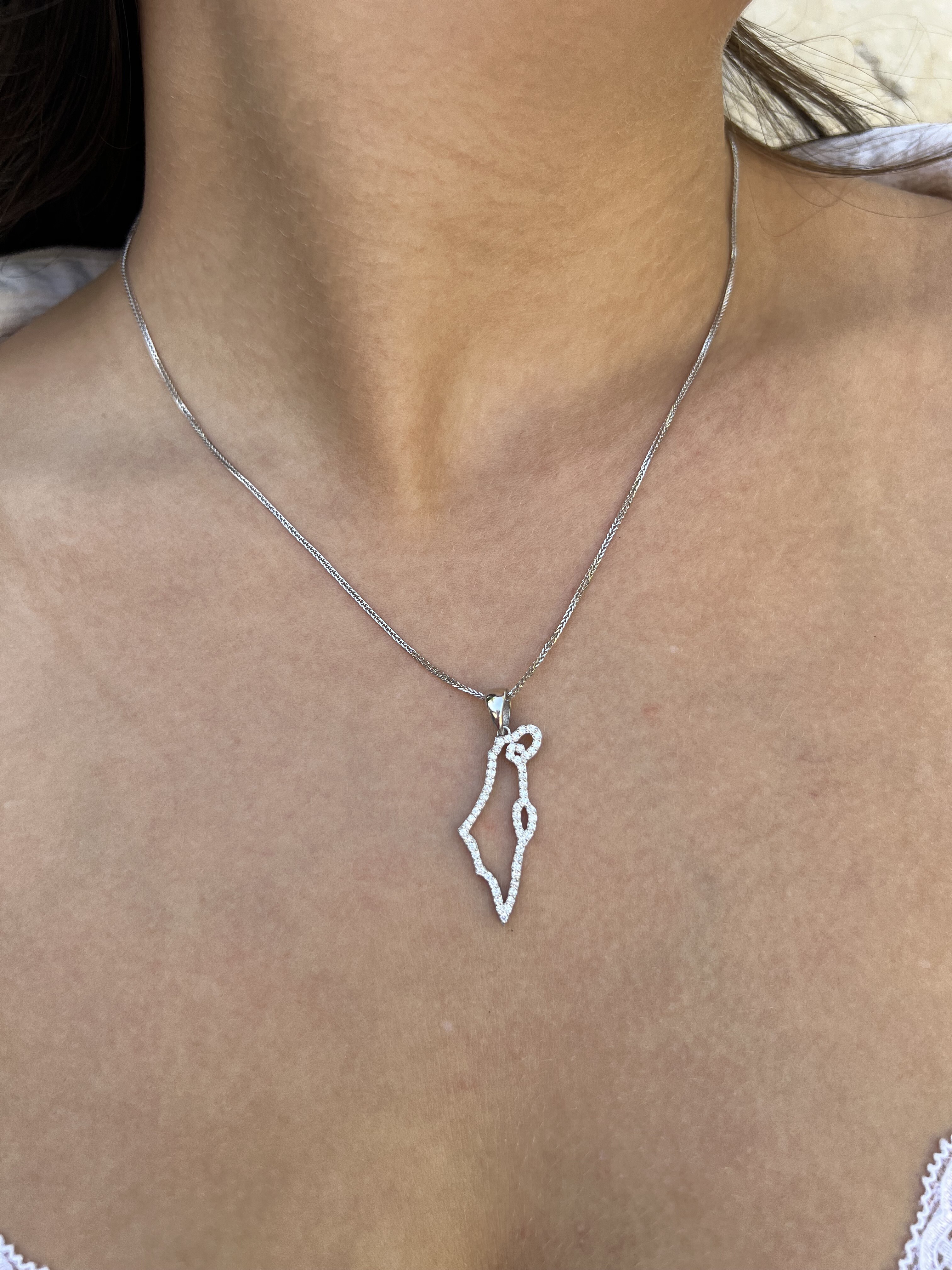 שרשרת ארץ ישראל זהב