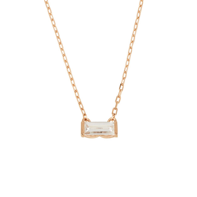 שרשרת זהב עם תליון באגט