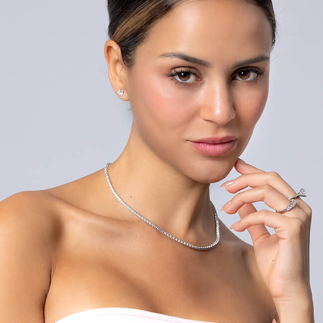 שרשרת יהלום קלסית