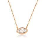 שרשרת מרקיזה מזהב עם יהלום