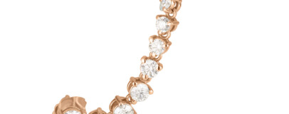 עגיל DIVINE STARS בזהב אדום