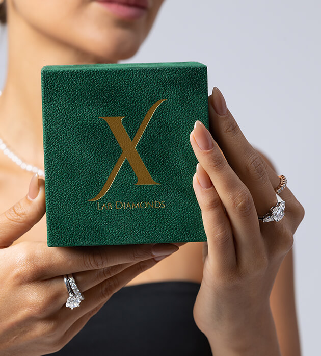 טבעות אירוסין יהלום מעבדה ברשת Xlab diamonds