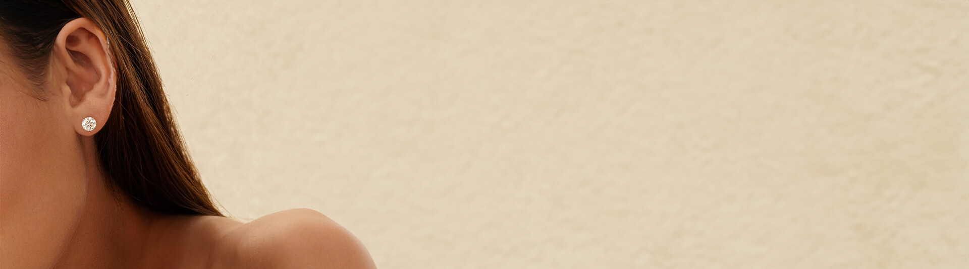 עגילי יהלום סוליטר