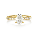 טבעת אירוסין מזהב צהוב - טוהר