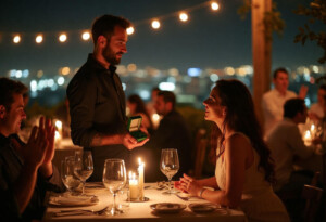 הצעות נישואין במסעדות